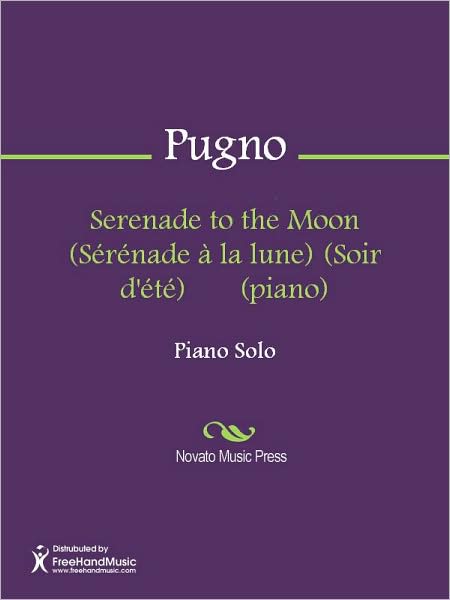 Serenade to the Moon (Serenade a la lune) (Soir d'ete) (piano)