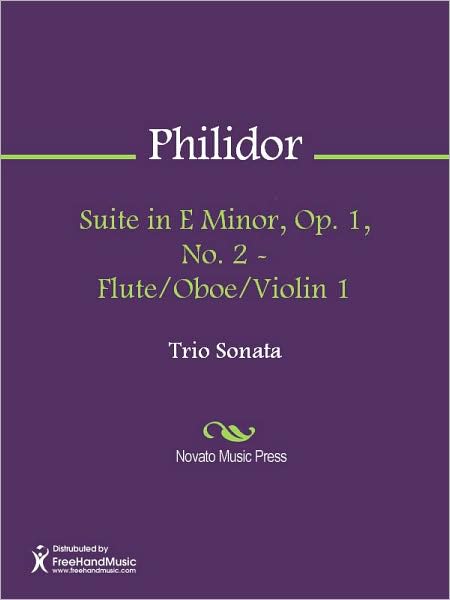 Suite in E Minor, Op. 1, No. 2 - Flute/Oboe/Violin 1