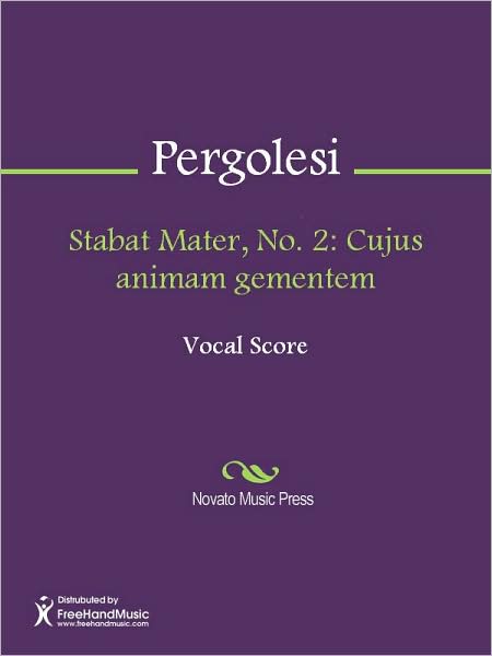 Stabat Mater, No. 2: Cujus animam gementem