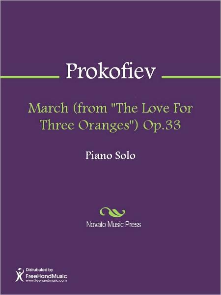 March (from "The Love For Three Oranges") Op.33