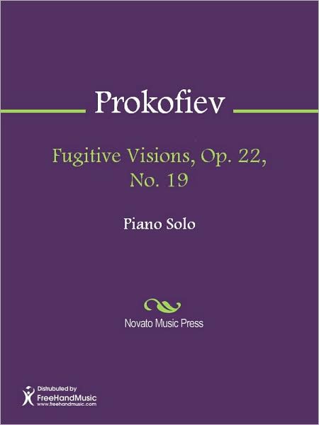 Fugitive Visions, Op. 22, No. 19