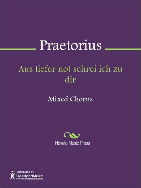 Aus tiefer not schrei ich zu dir