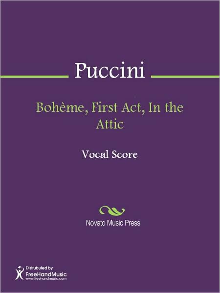 Boheme, First Act, In the Attic