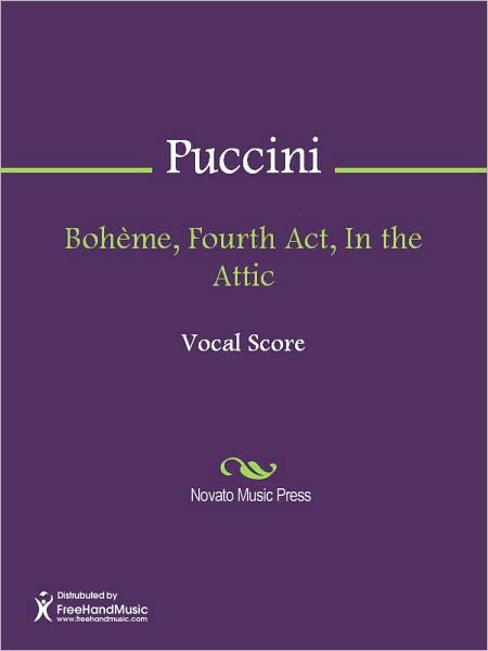 Boheme, Fourth Act, In the Attic