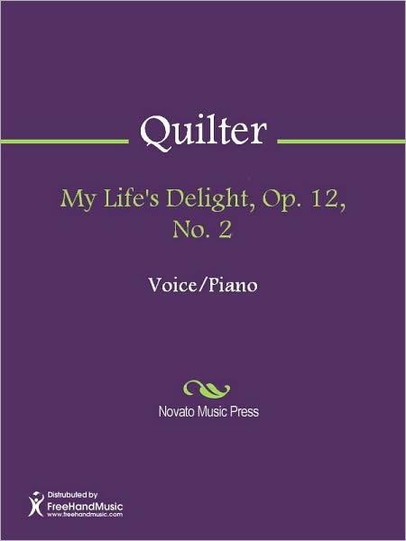 My Life's Delight, Op. 12, No. 2