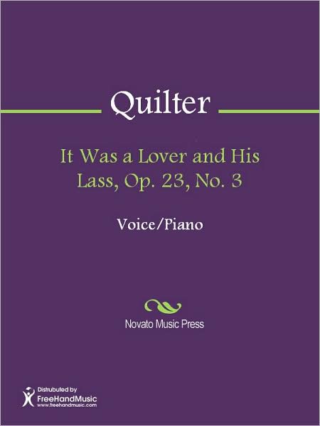 It Was a Lover and His Lass, Op. 23, No. 3