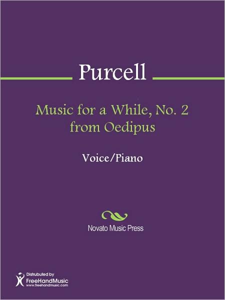 Music for a While, No. 2 from Oedipus