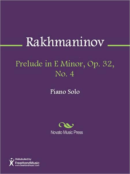 Prelude in E Minor, Op. 32, No. 4