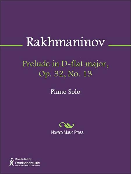 Prelude in D-flat major, Op. 32, No. 13