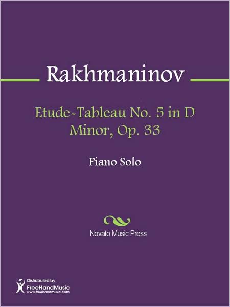 Etude-Tableau No. 5 in D Minor, Op. 33