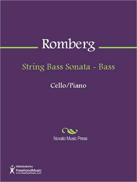 String Bass Sonata - Bass