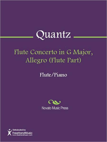 Flute Concerto in G Major, Allegro (Flute Part)