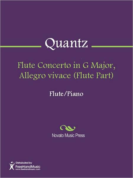 Flute Concerto in G Major, Allegro vivace (Flute Part)