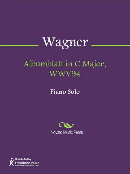 Albumblatt in C Major, WWV94