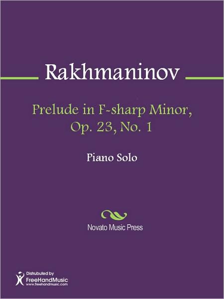 Prelude in F-sharp Minor, Op. 23, No. 1