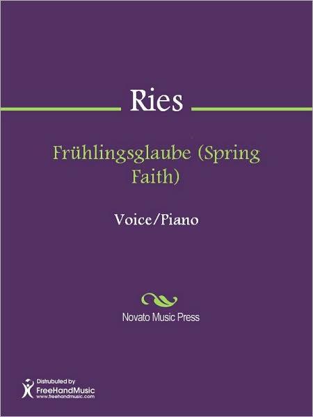Fruhlingsglaube (Spring Faith)