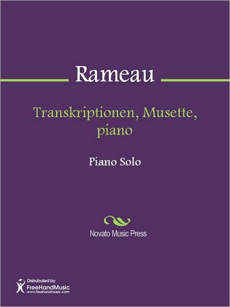 Transkriptionen, Musette, piano