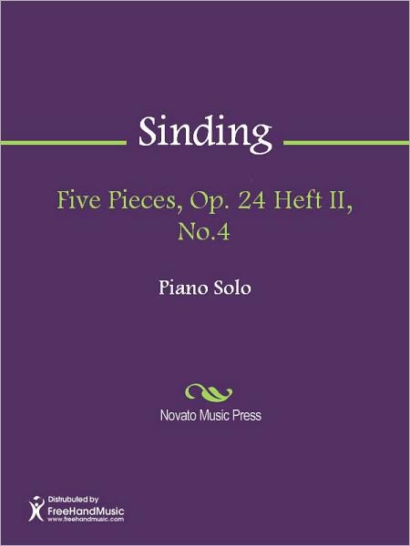 Five Pieces, Op. 24 Heft II, No.4