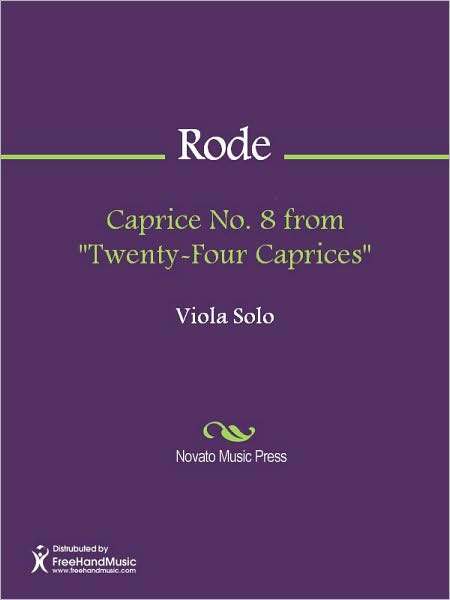 Caprice No. 8 from "Twenty-Four Caprices"