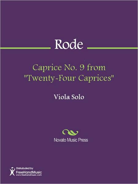 Caprice No. 9 from "Twenty-Four Caprices"