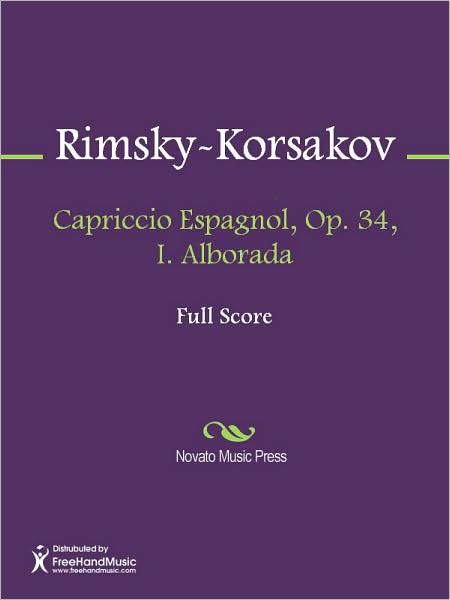 Capriccio Espagnol, Op. 34, I. Alborada
