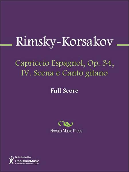 Capriccio Espagnol, Op. 34, IV. Scena e Canto gitano
