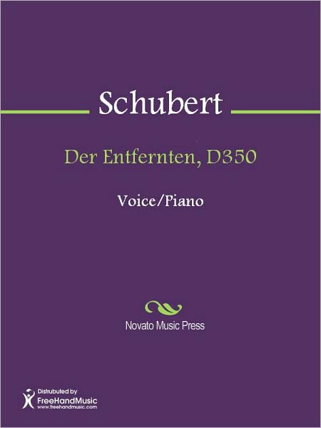 Der Entfernten, D350