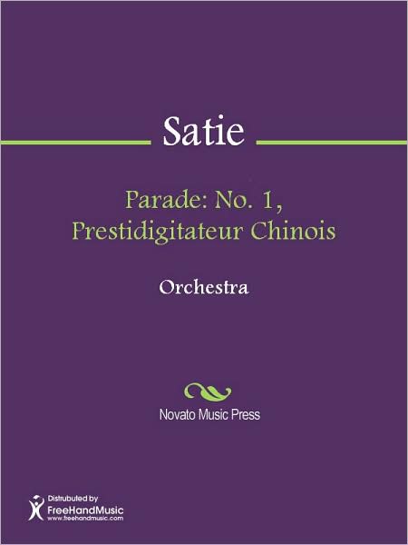 Parade: No. 1, Prestidigitateur Chinois