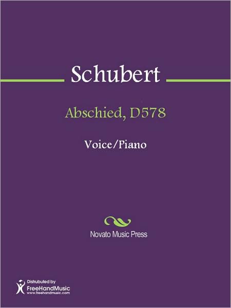 Abschied, D578