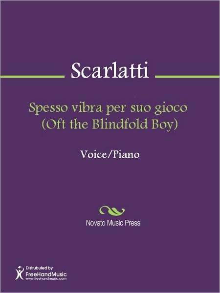 Spesso vibra per suo gioco (Oft the Blindfold Boy)
