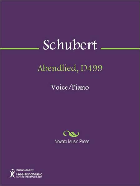 Abendlied, D499