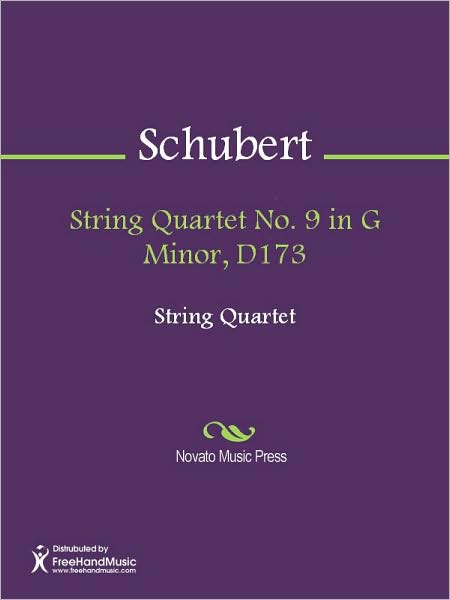 String Quartet No. 9 in G Minor, D173