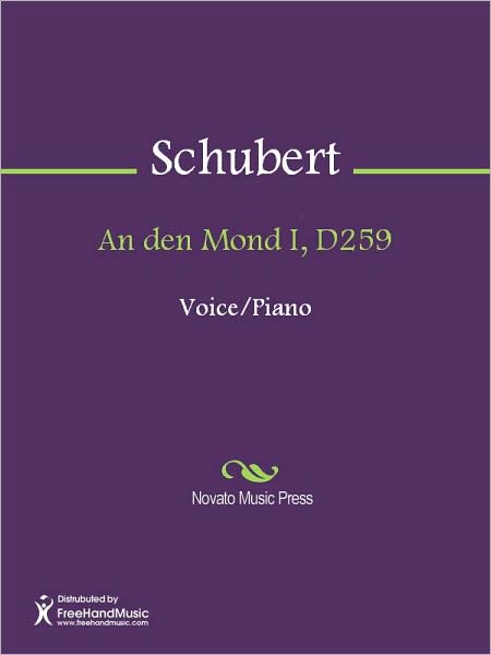 An den Mond I, D259