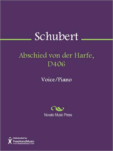 Abschied von der Harfe, D406