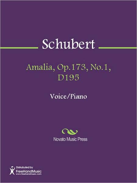Amalia, Op.173, No.1, D195