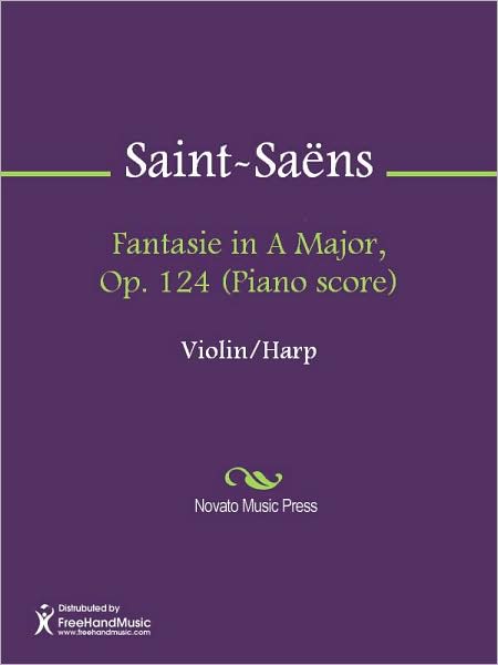Fantasie in A Major, Op. 124 (Piano score)