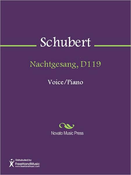 Nachtgesang, D119