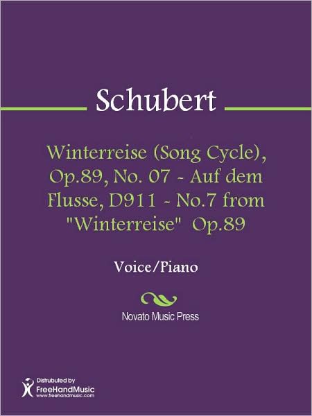 Winterreise (Song Cycle), Op.89, No. 07 - Auf dem Flusse, D911 - No.7 from "Winterreise" Op.89