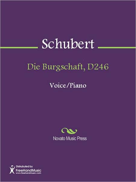 Die Burgschaft, D246
