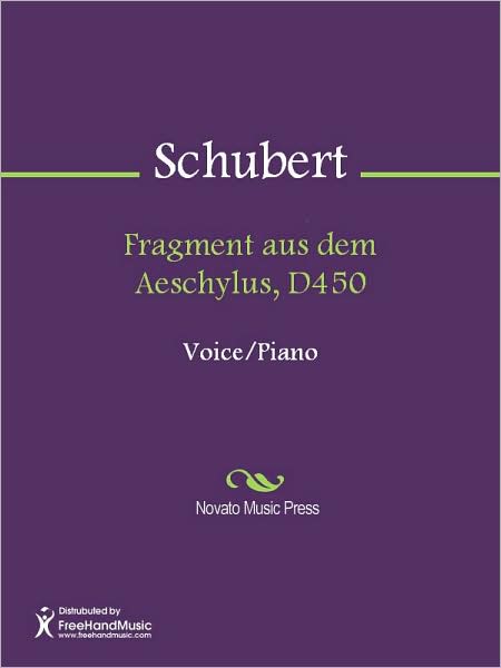 Fragment aus dem Aeschylus, D450