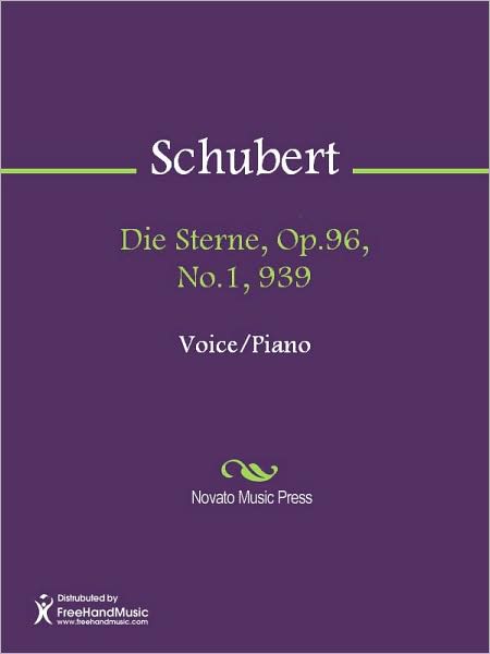 Die Sterne, Op.96, No.1, 939