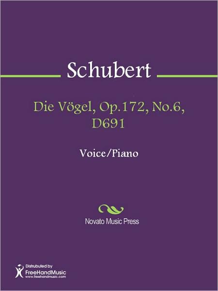 Die Vogel, Op.172, No.6, D691