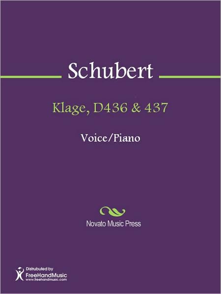 Klage, D436 & 437