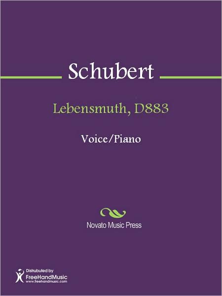 Lebensmuth, D883
