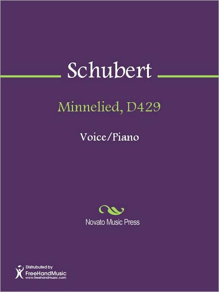 Minnelied, D429