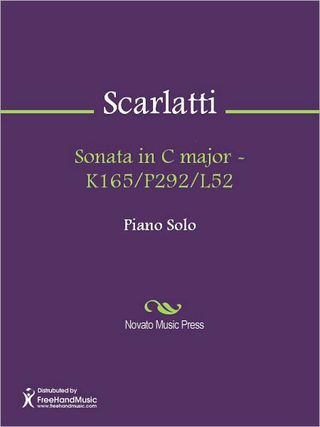 Sonata in C major - K165/P292/L52