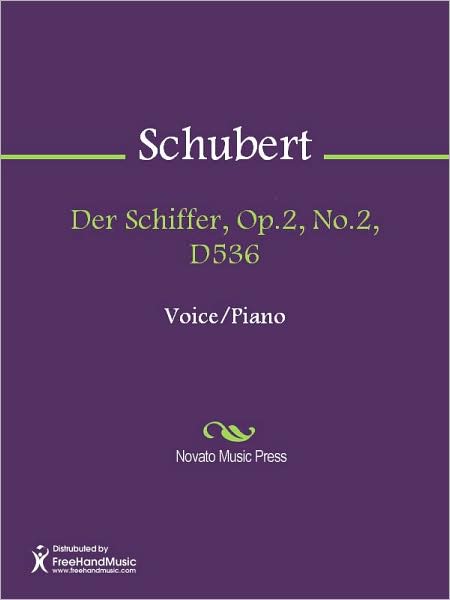 Der Schiffer, Op.2, No.2, D536