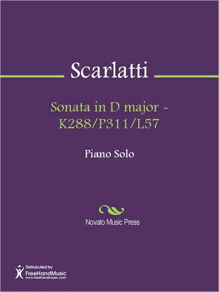 Sonata in D major - K288/P311/L57