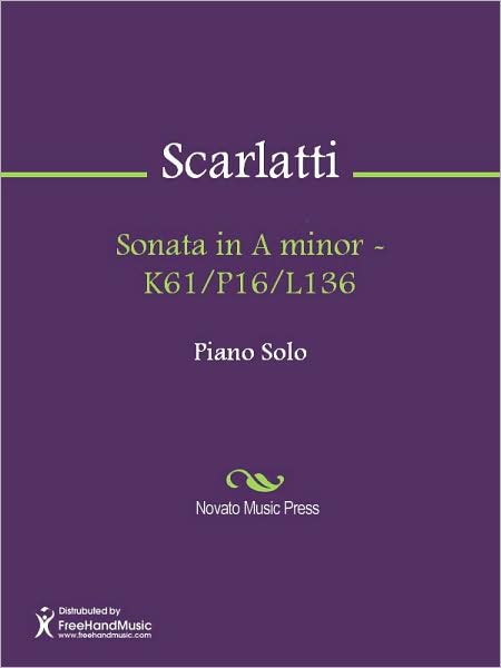 Sonata in A minor - K61/P16/L136