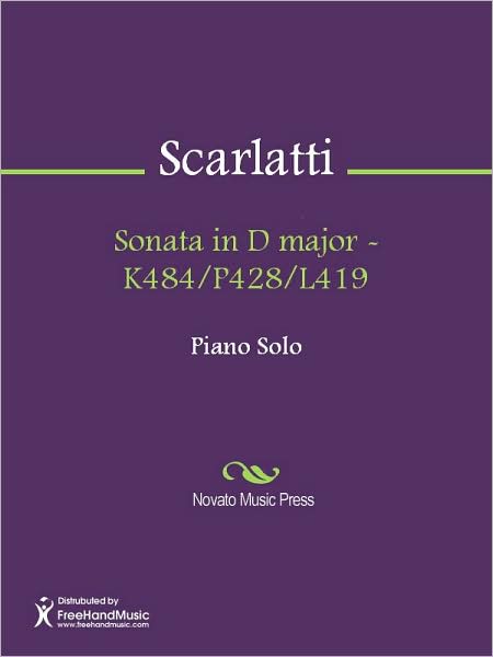 Sonata in D major - K484/P428/L419